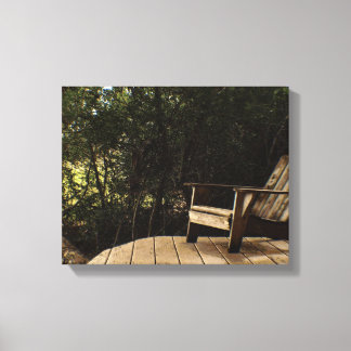 Relaxing in the Woods on a  Canvas Print