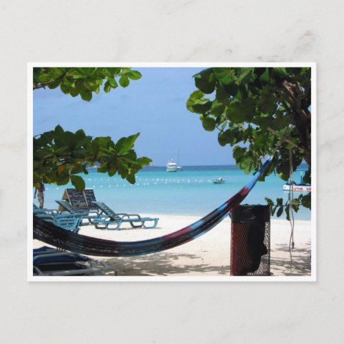 relaxing jamaica postcard