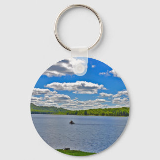Relaxing Lake Keychain