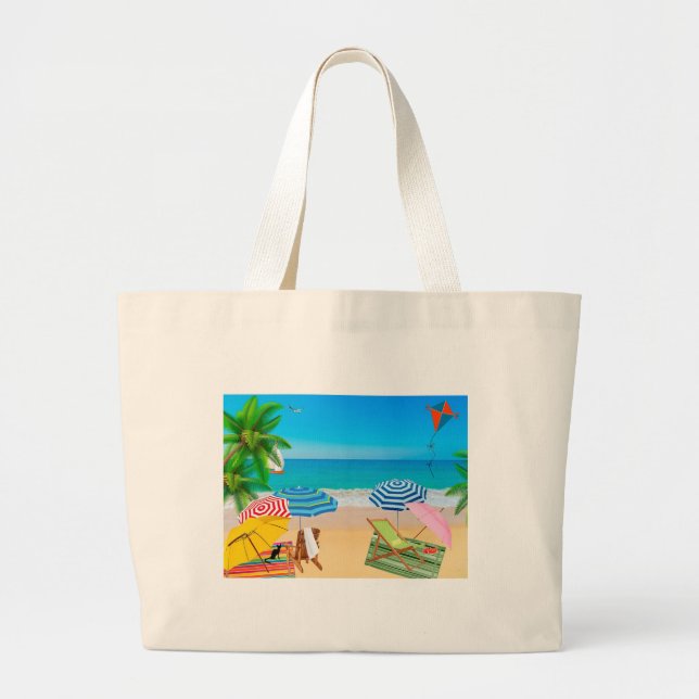 Relaxing Large Tote Bag (Front)