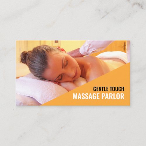 Relaxing Massage Massage Therapist Business Card