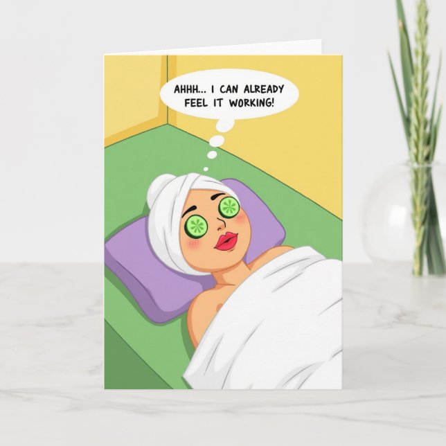 Relaxing Mothers Day Moment Card (Front)