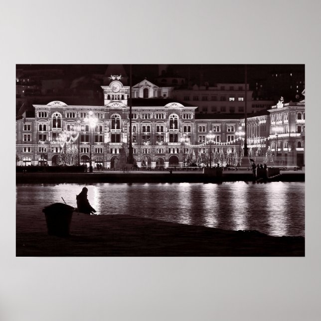 Relaxing night in town poster (Front)