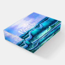 Relaxing Ocean Scene Paperweight