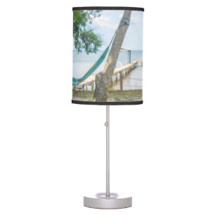 Relaxing on the beach  photo  table lamp