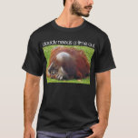 Relaxing Orangutan Funny Fathers Day T Shirts at Zazzle