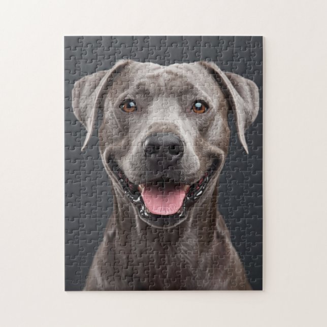 Relaxing Pet Art Puzzle for Dog Lovers (Vertical)