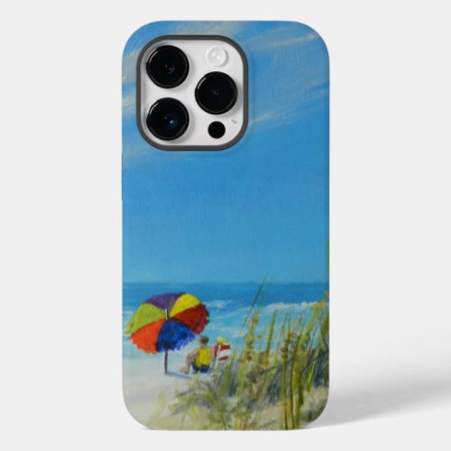 Relaxing Private Beach Art Case_Mate iPhone 14 Pro Case
