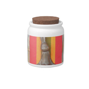 Relaxing Rabbit Vector Artwork Print Design Candy Jar