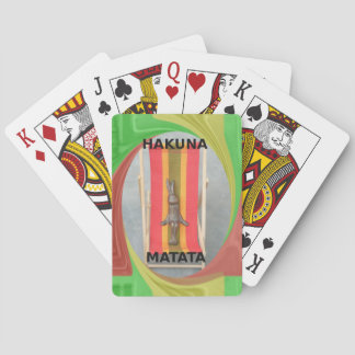 Relaxing Rabbit Vector Artwork Print Design Poker Cards