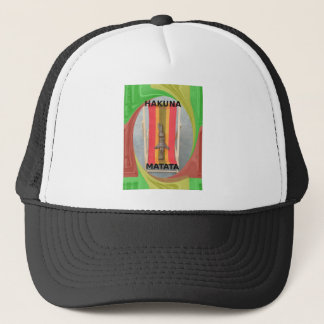 Relaxing Rabbit Vector Artwork Print Design Trucker Hat