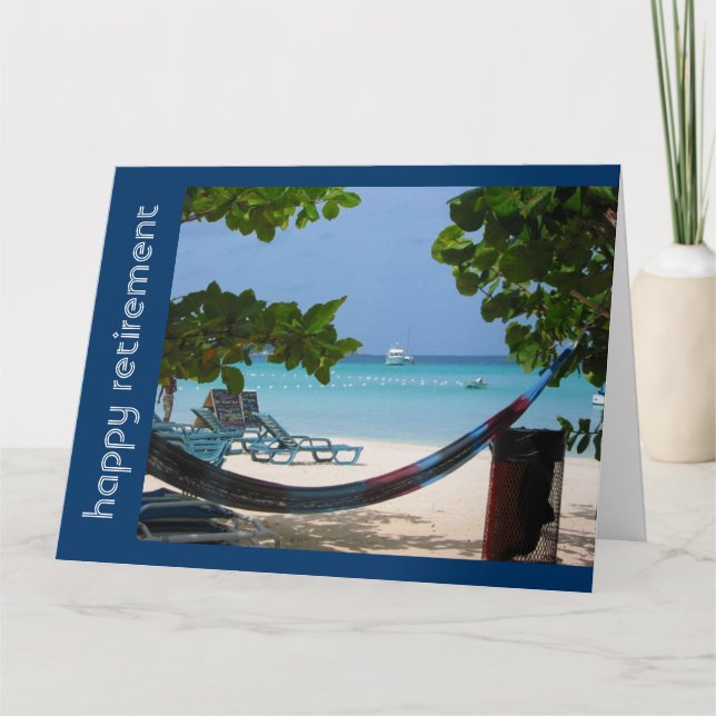 relaxing retirement big card (Front)