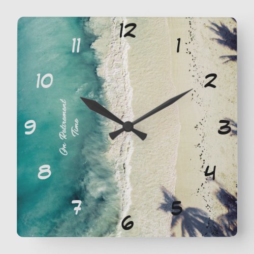 Relaxing Retirement Time Clock