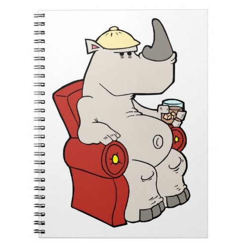 Relaxing Rhino Notebook