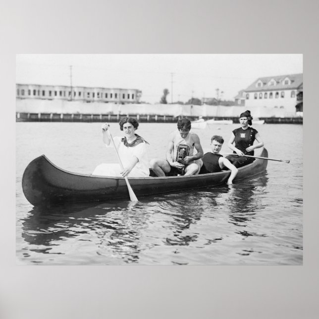 Relaxing Summertime: 1910 Poster (Front)
