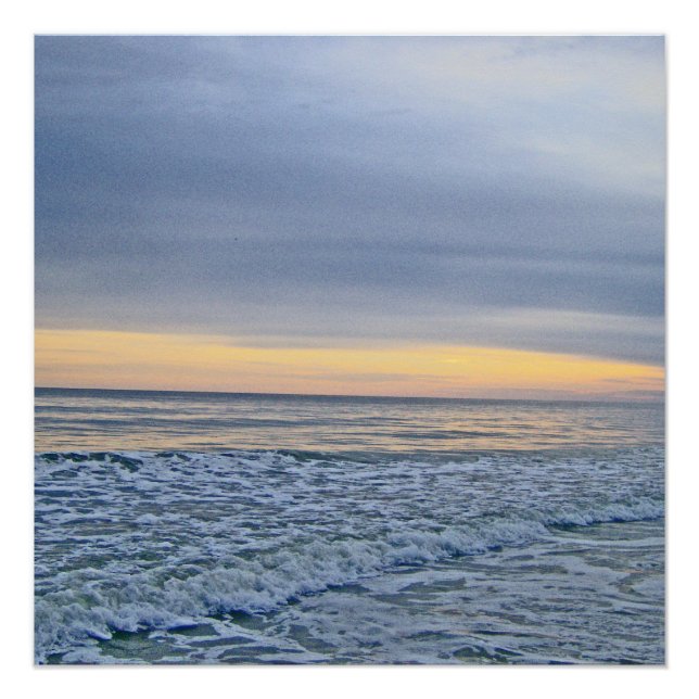 Relaxing Sunset by the Sea Poster (Front)