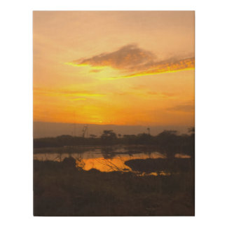 Relaxing Sunset Photography [01] Faux Canvas Print