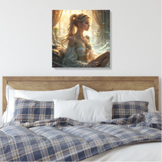 Relaxing Time in a magic atmosphere Canvas Print