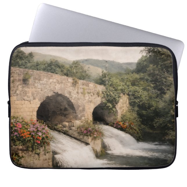 relaxing touch to your home laptop sleeve (Front)