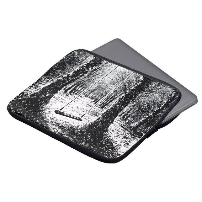 relaxing touch to your home laptop sleeve (Front Top)