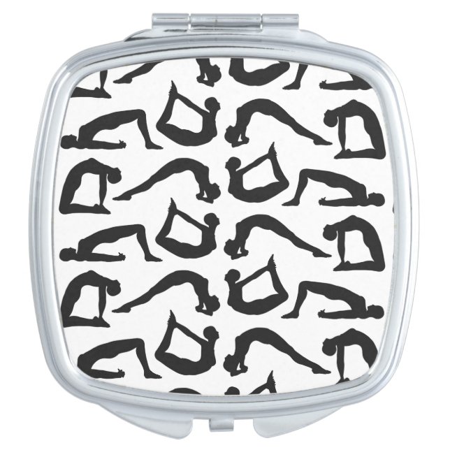 Relaxing Yoga Positions Compact Mirror (Front)