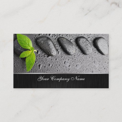 Customizable Relaxing Zen Business Card Template