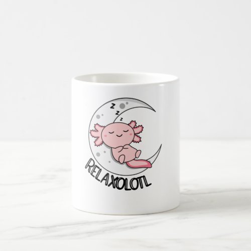 Relaxolotl Axolotl Lovers Cute Animals Relax Coffee Mug