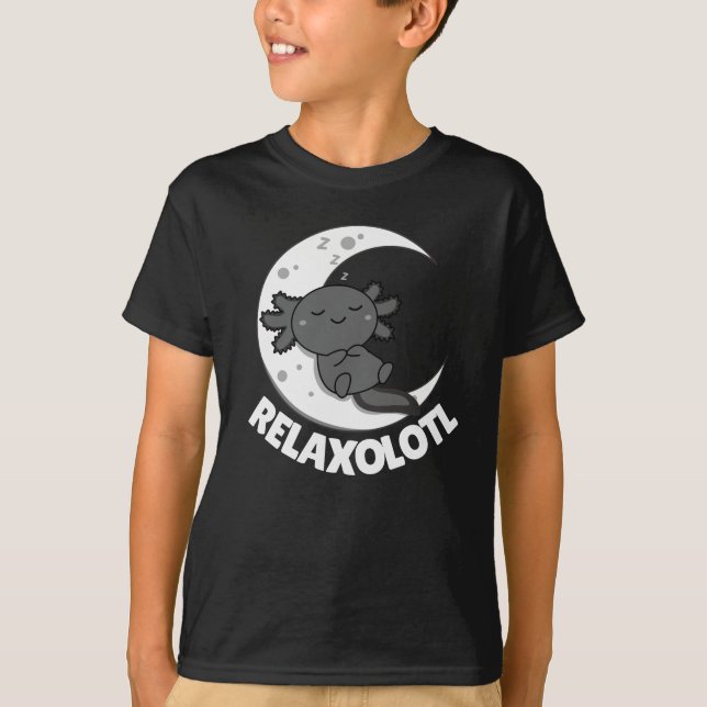 Relaxolotl Axolotl Lovers, Cute Animals Relax T-Shirt (Front)