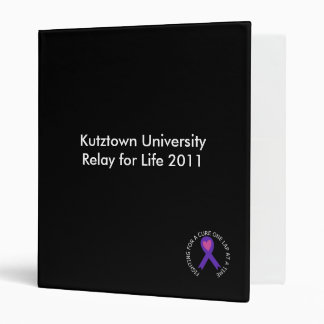 Relay for Life 2011 Binder