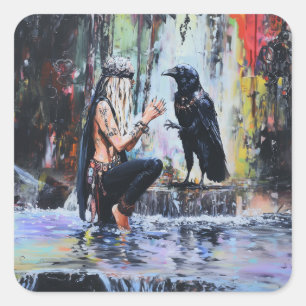 Relay Square Sticker