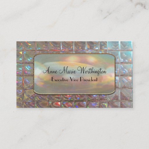 Customizable Relayshan Chic Elegant 3.5" x 2" Professional Business Card