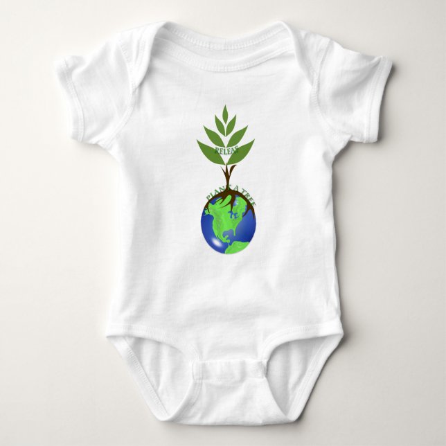ReLeaf Plant A Tree Baby Bodysuit (Front)