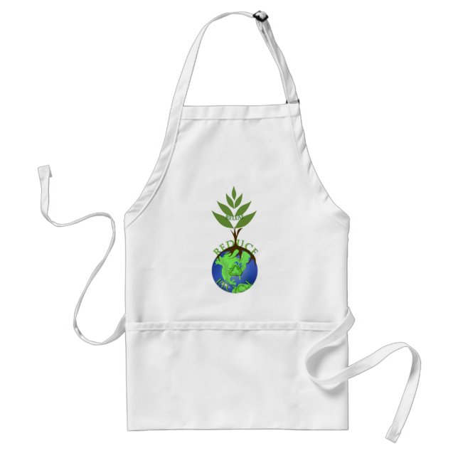 Releaf Reduce Recycle Adult Apron (Front)