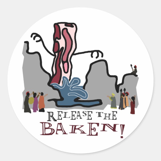 Release the Baken! Classic Round Sticker (Front)