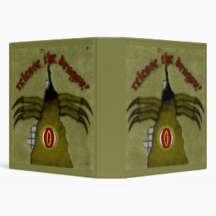 Release The Dragon! Digital Art 3 Ring Binder