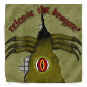 Release The Dragon! Digital Art Bandana