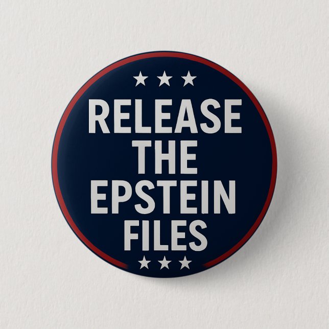 Release the Epstein Files Button (Front)