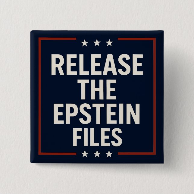 Release the Epstein Files Button (Front)