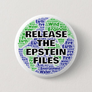 RELEASE THE EPSTEIN FILES (Planet Earth Word Art) Button