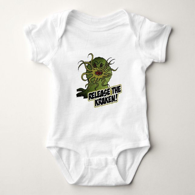 release the kraken baby bodysuit (Front)