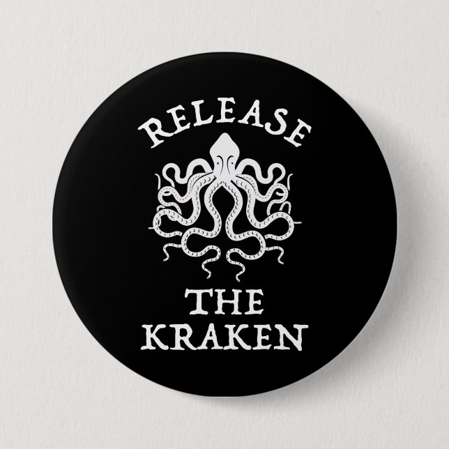 Release The Kraken Button (Front)