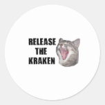 Release the Kraken! Classic Round Sticker