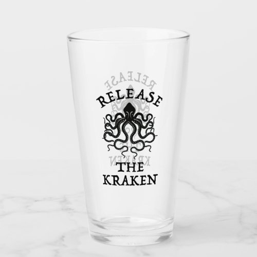 Release The Kraken Glass