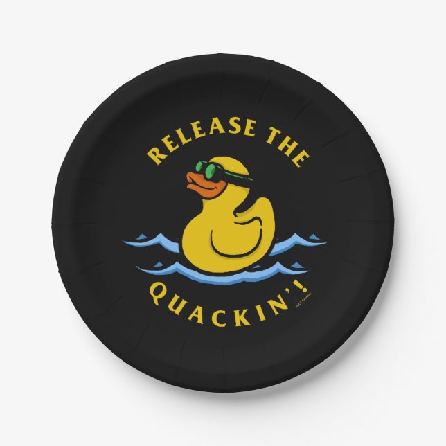 Release The Quackin' Paper Plates (Front)