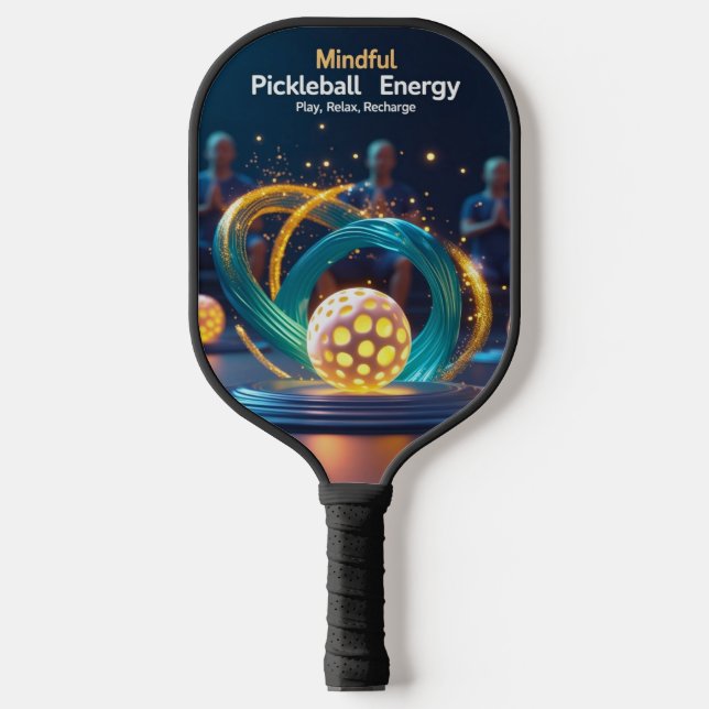 Release the Stress – Pickleball Energy Carbon Fiber Pickleball Paddle (Front)