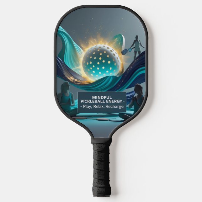 Release the Stress – Pickleball Energy Carbon Fiber Pickleball Paddle (Front)