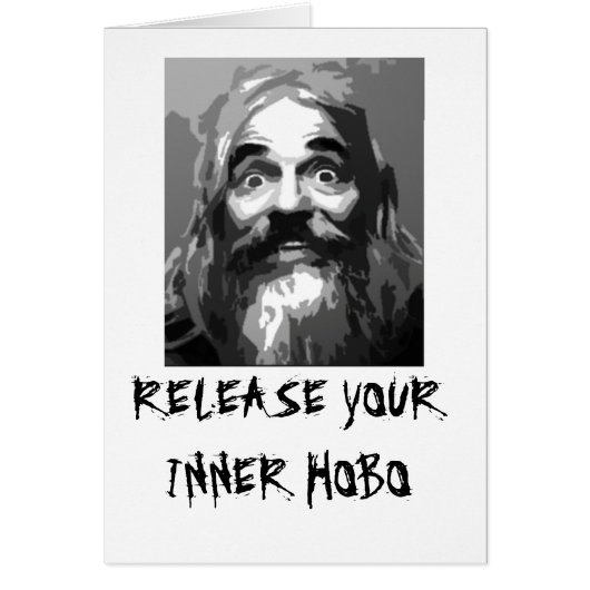 Release your Inner Hobo Cards (Front)
