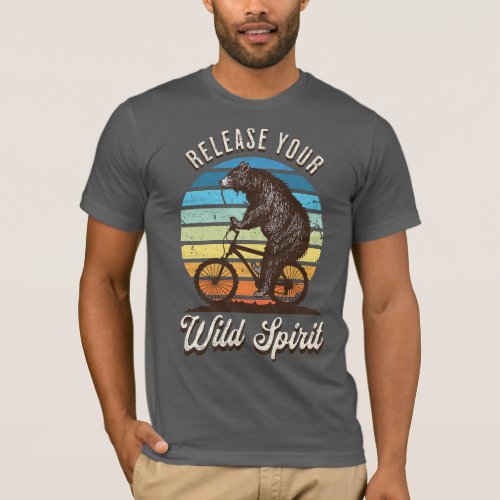 Release Your Wild Spirit MTB T_Shirt