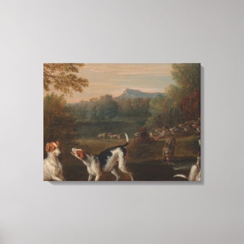 Releasing the Hounds Canvas Print