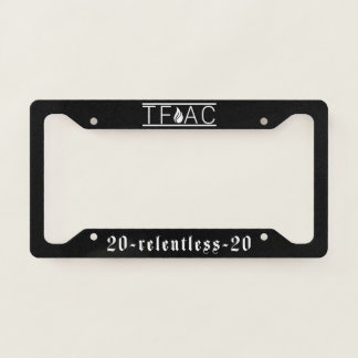 RELENTLESS 2020 License Plate Frame